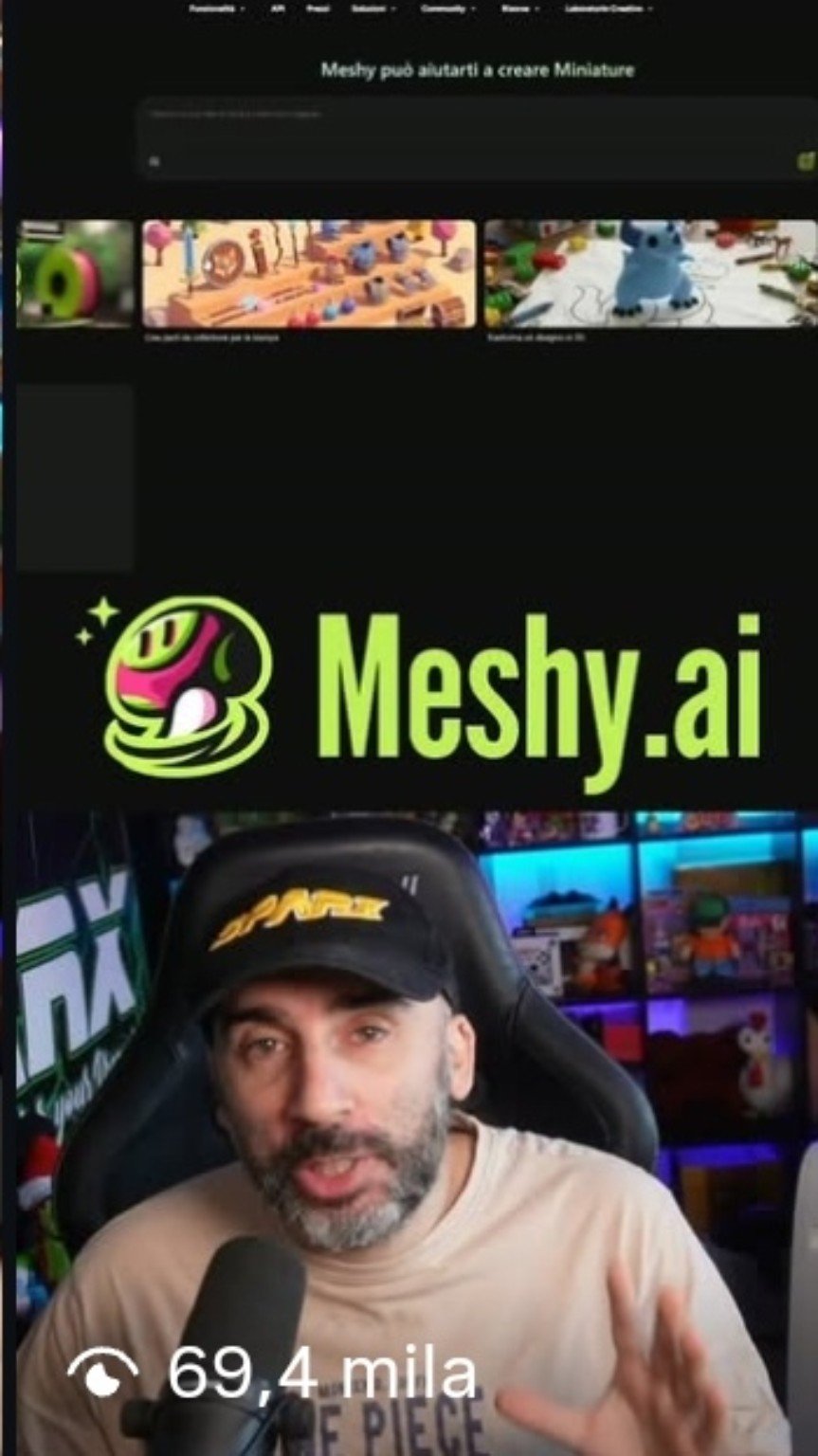 Meshy AI Instagram Reel campaign preview